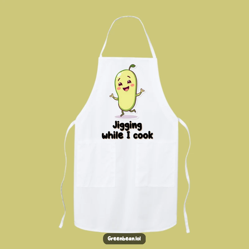 Funny Kitchen Jig Apron - Hilarious Veggie Chef Gift for Happy Cooks