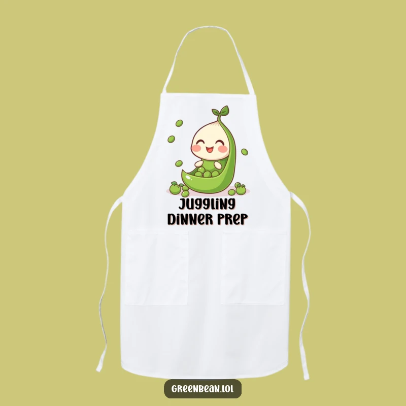 Funny Kitchen Juggler Apron - Hilarious Veggie Chef Gift for Skillful Cooks