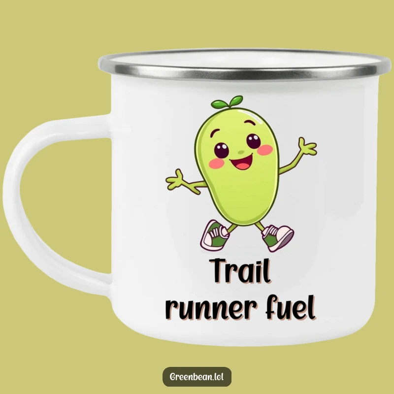 Funny Runner Bean Camping Mug: Go Get 'Em!, Durable & Hilarious Gift