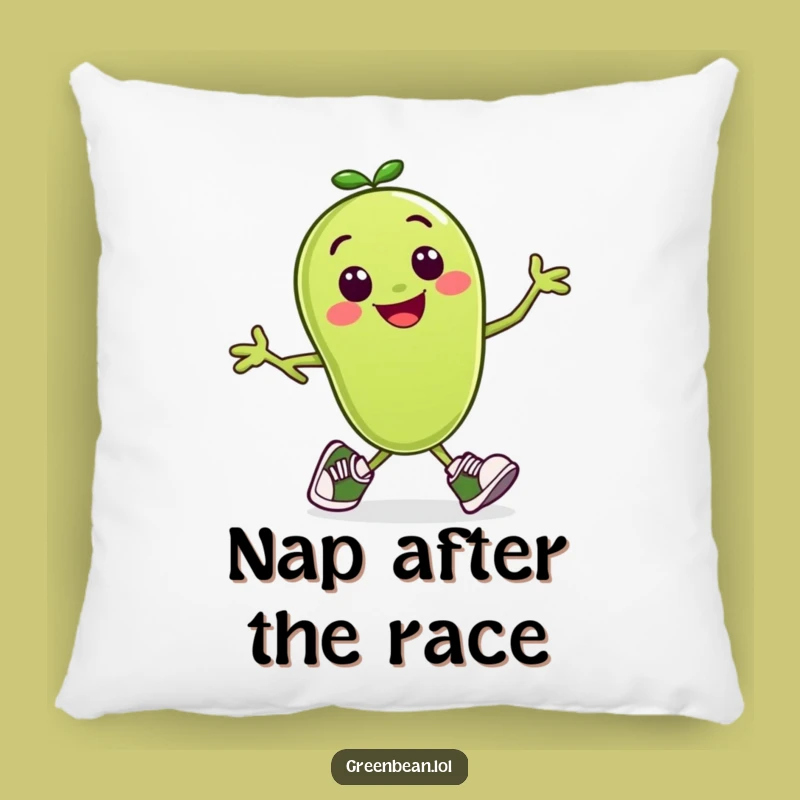 Funny Runner Bean Pillow: Cozy Comfort, Adorable Funny Gift