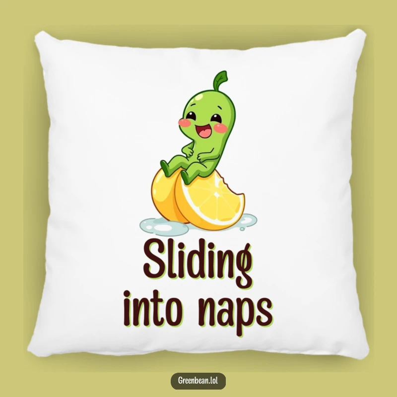 Funny Lemon Slide Pillow: Cozy Giggles, Adorable Funny Gift