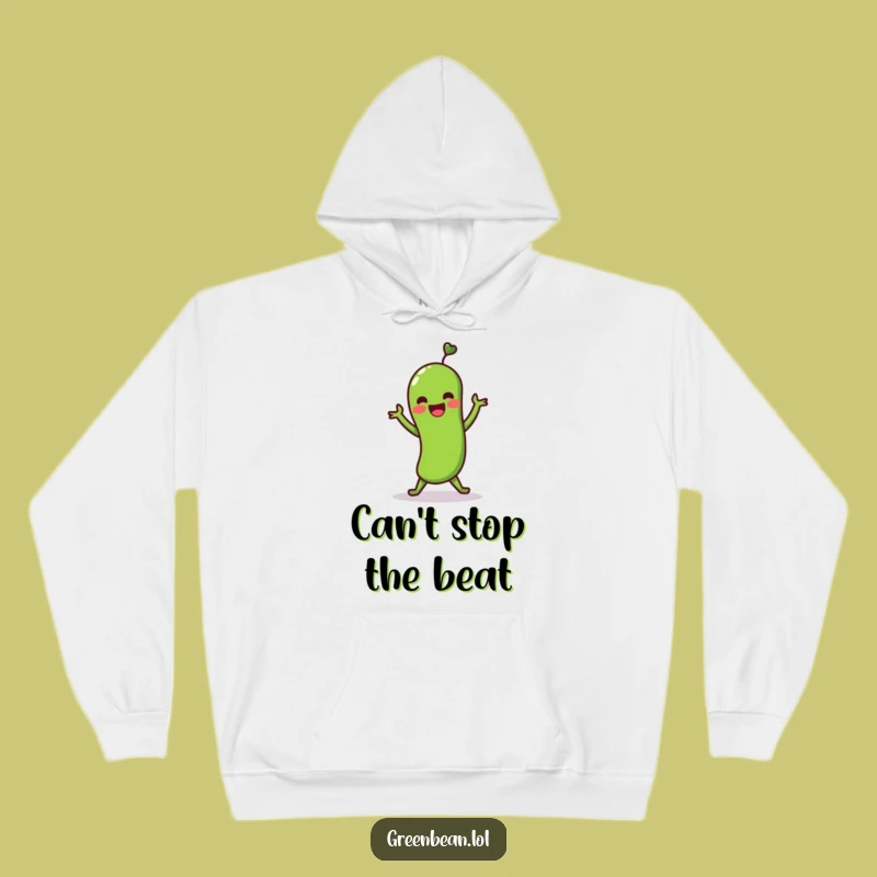 Funny Green Bean Shimmy Hoodie: Cozy Dance Vibes, Perfect Humorous Gift