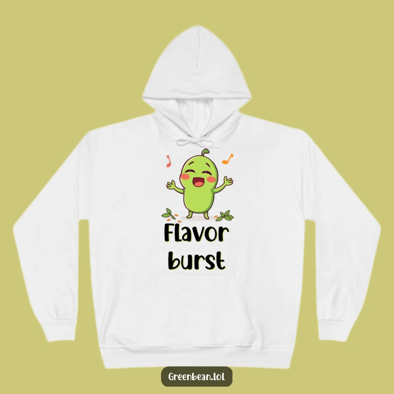 Funny Singing Bean Hoodie: Seasoned with Spirit, Cozy & Humorous Gift