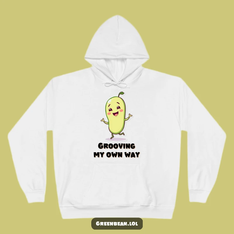 Funny Cozy Jigging Bean Hoodie - Hilarious Veggie Lover Gift for Warm Hugs