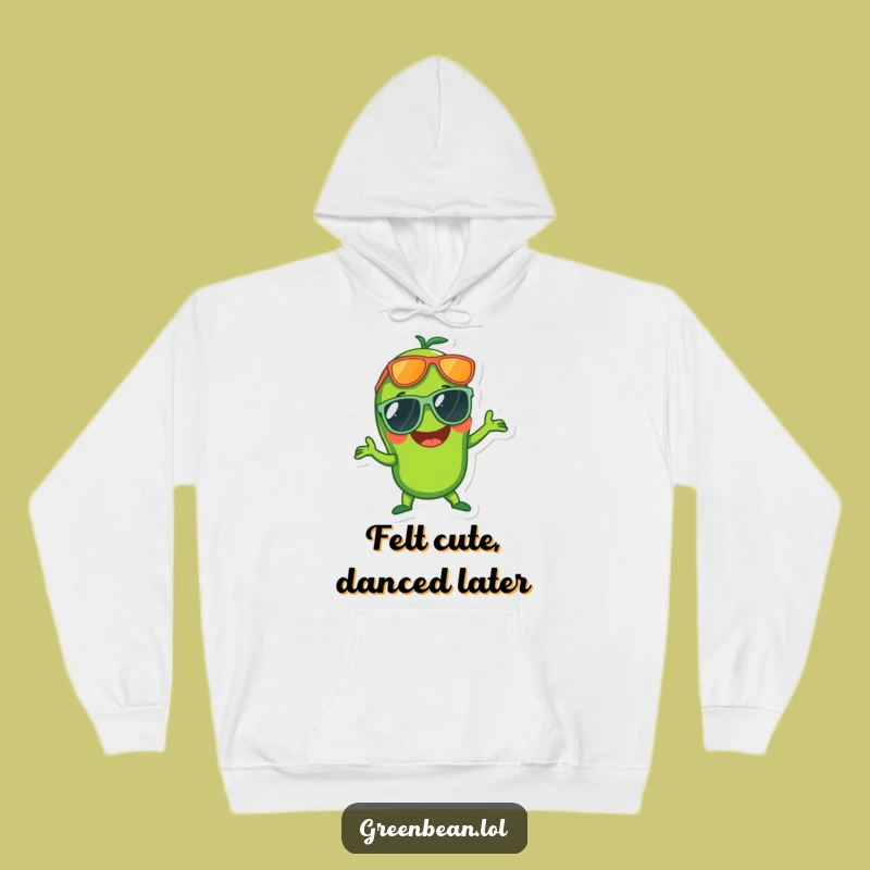 Funny Disco Green Bean Hoodie: Stay Cool and Groovy