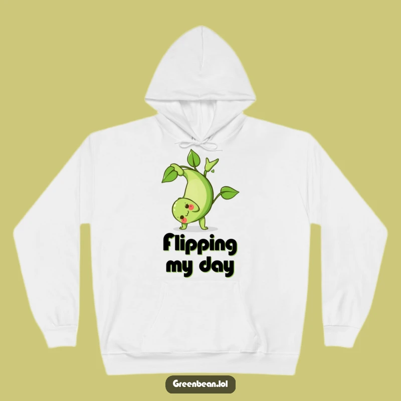 Funny Green Bean Acrobat Hoodie: Stay Cozy and Playful All Day Long!