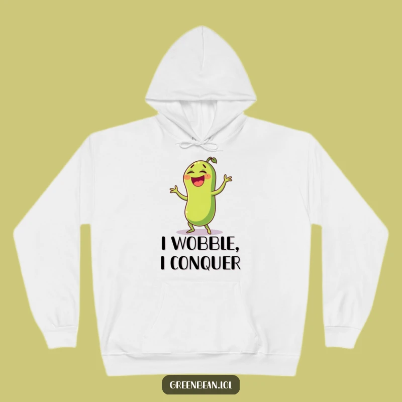 Funny Green Bean Wobble Dance Hoodie: Cozy Fun, Perfect Warm Funny Gift