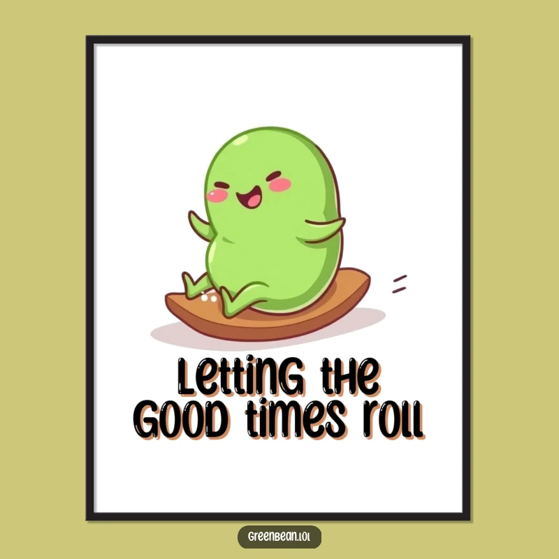 Free Printable Wall Art: Rolling Downhill with Glee for a Whimsical Home