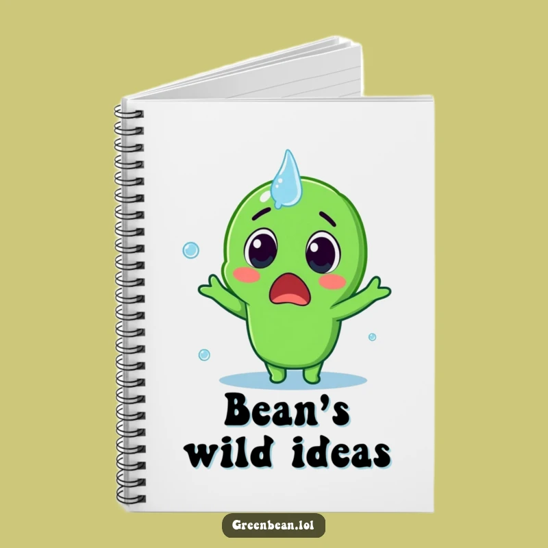 Funny Bean Splash Notebook - Capture Your Surprising Ideas