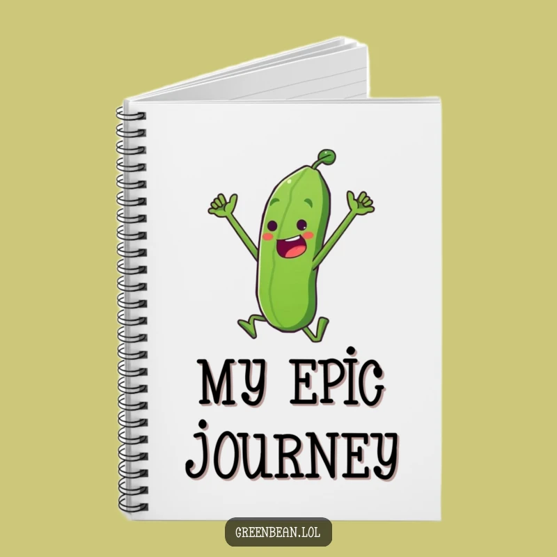 Funny Victory Bean Notebook - Plan Your Path to Success