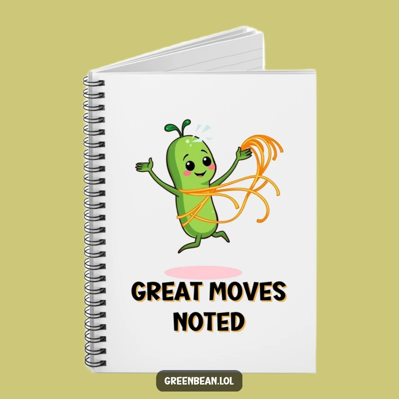 Funny Dancing Bean Notebook: Journal Your Grooves & Good Eats