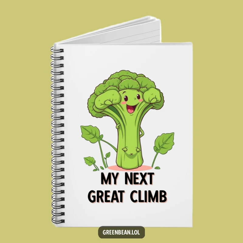 Funny Green Bean Broccoli Notebook: Jot Down Laughs and Ideas
