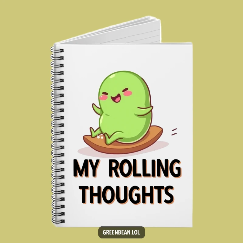Funny Rolling Bean Notebook: Joyful Ideas, Journaling & Humorous Gift