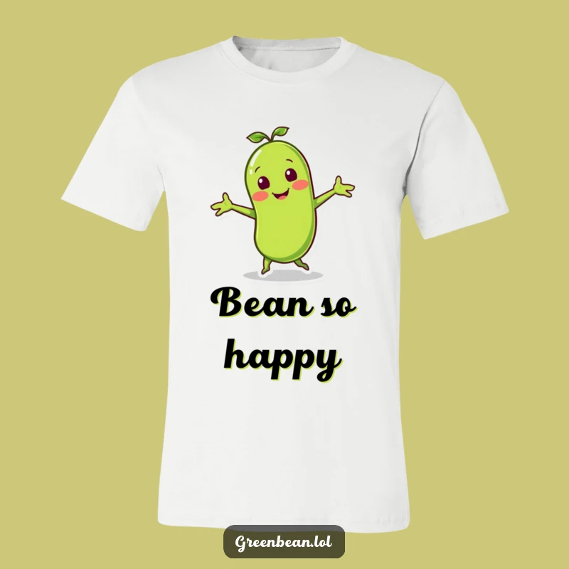 Funny Green Bean Jig T-Shirt: Cheerful Vegetable Dance Tee Gift