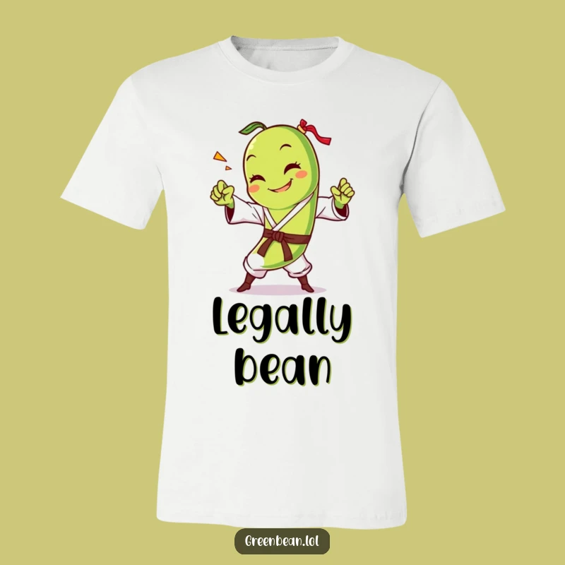 Funny Green Bean Karate Chop T-Shirt: Wearable Comedy, Ultimate Funny Gift for Veggie Fans