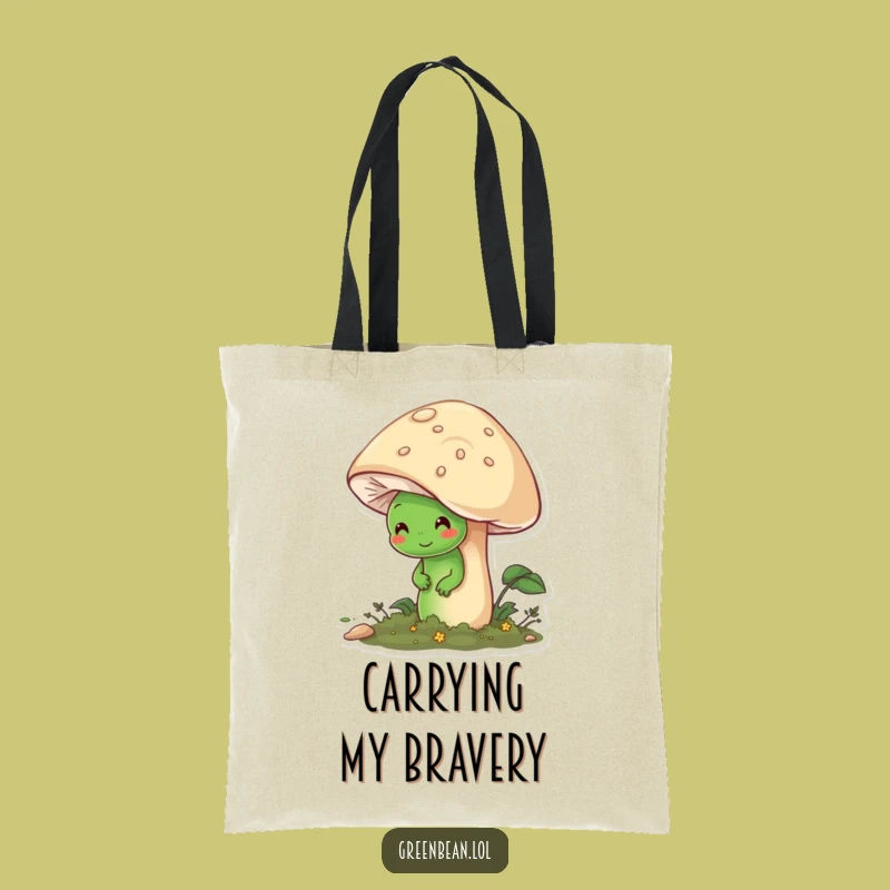 Funny Shy Bean Tote Bag: Carry Your Comfort & Charm