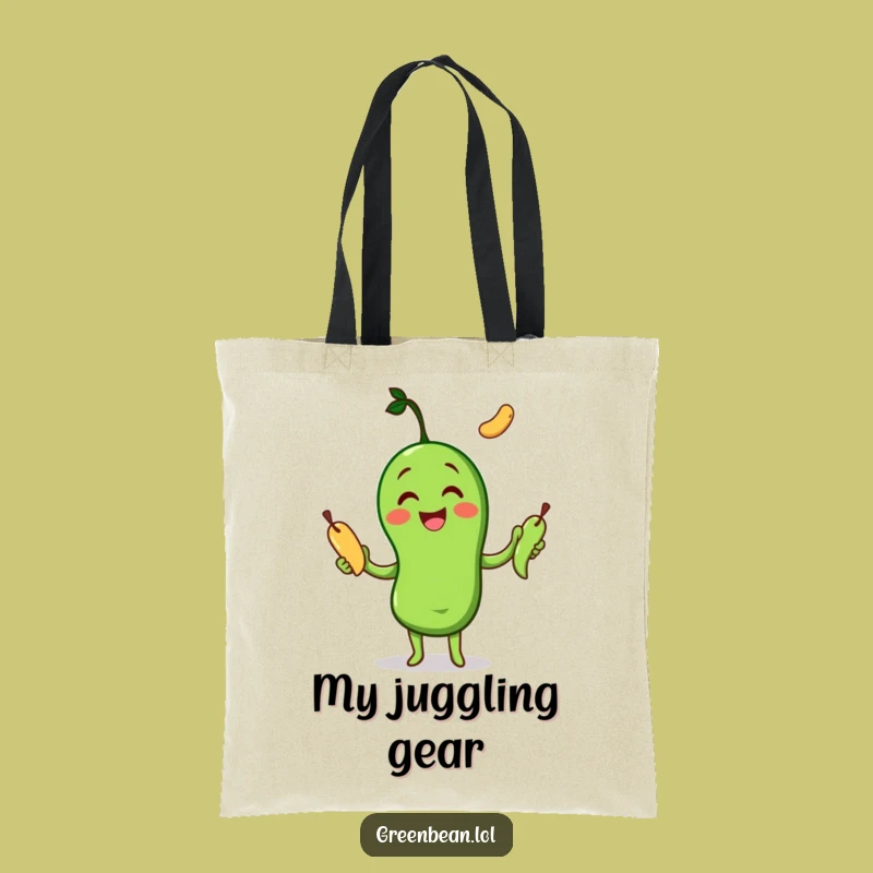 Funny Juggling Bean Tote Bag: Multi-tasking Carry-all, Practical Humor Gift