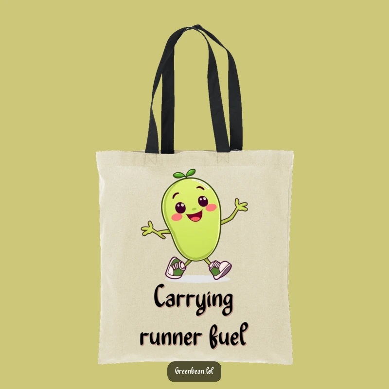 Funny Runner Bean Tote: Carry Your Energy, Practical & Hilarious Gift
